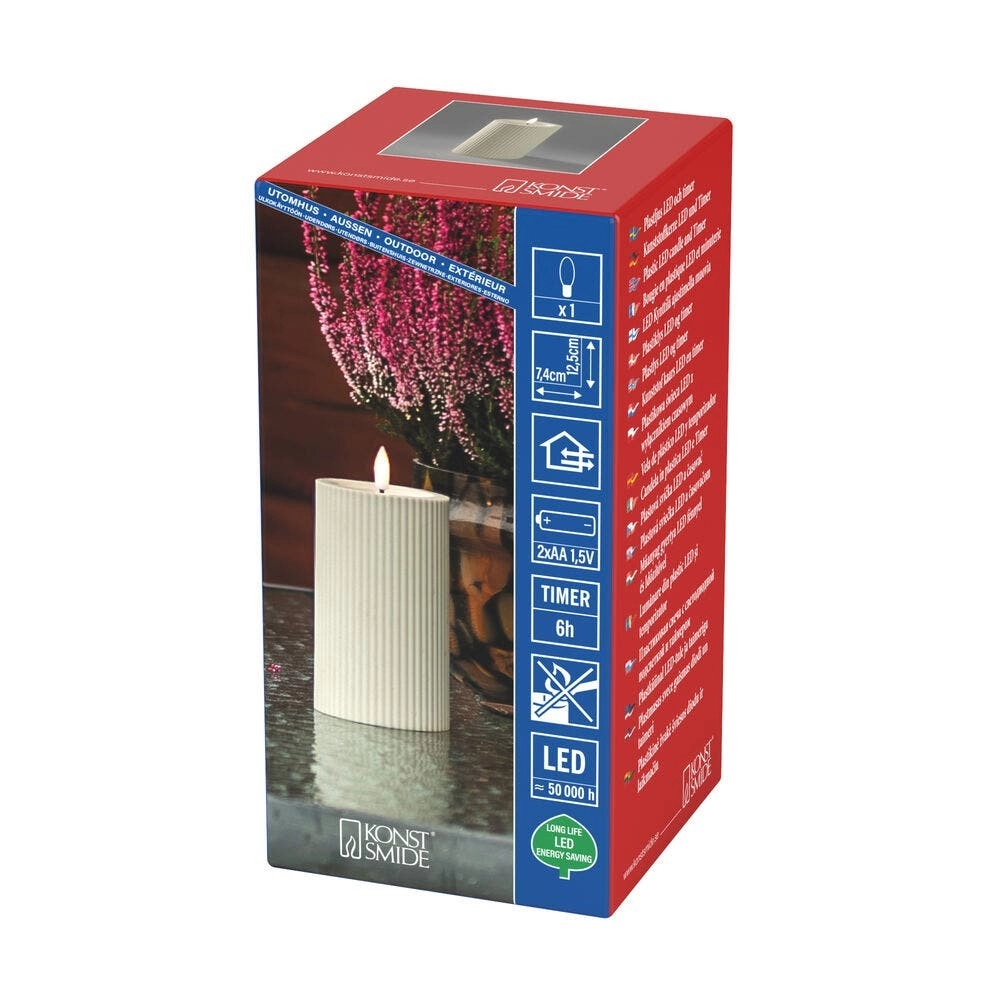 Lampe à bougie Cand Sur batterie 12,5 cm