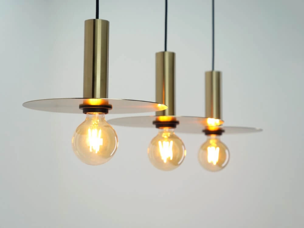 Suspension dorée 3 lumières Escandell Eglo 9008606273881