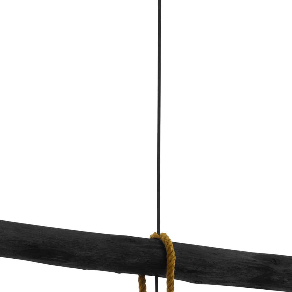 Lampe suspendue pour table à manger Roding avec corde Eglo 9002759436186