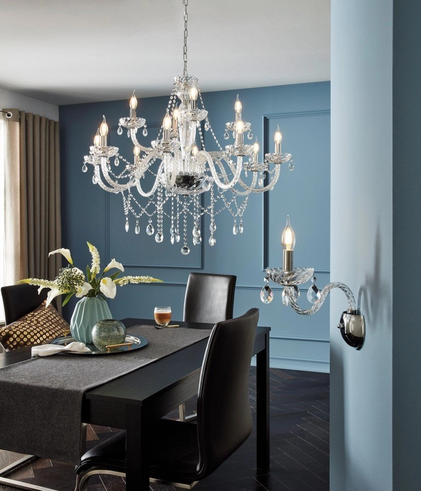 Lustre Basilano 1 100 cm 12 gris clair Eglo 9002759391027