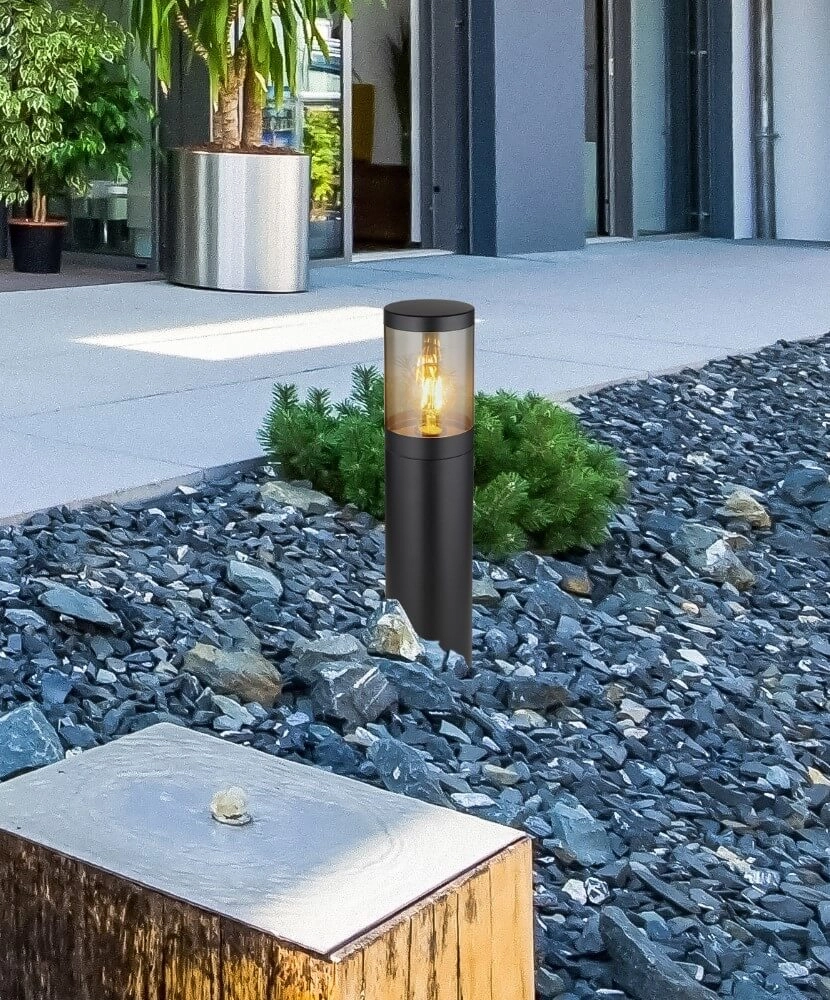 Lampe de terrasse noire Xeloo 50 cm Globo 9007371443758