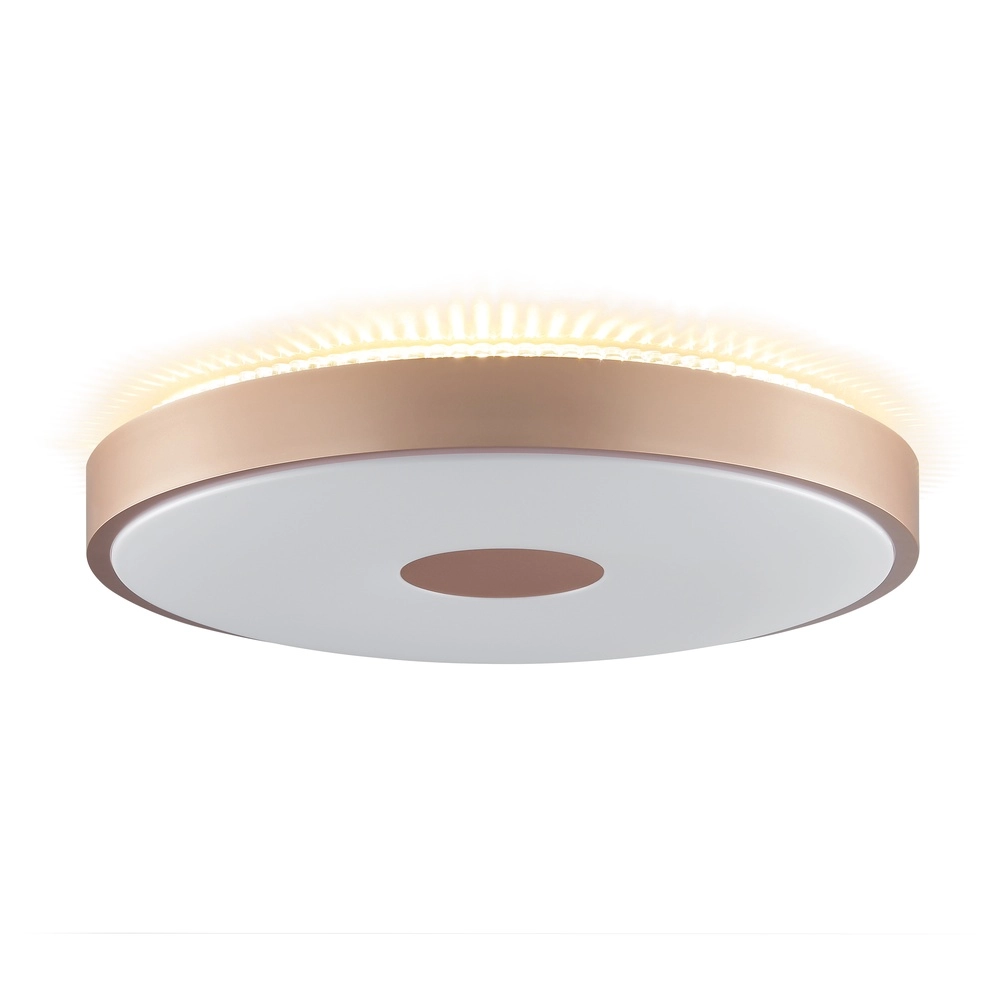 Éclairage de plafond Tavis or rose Ø 44,5 cm Brilliant 4004353477584
