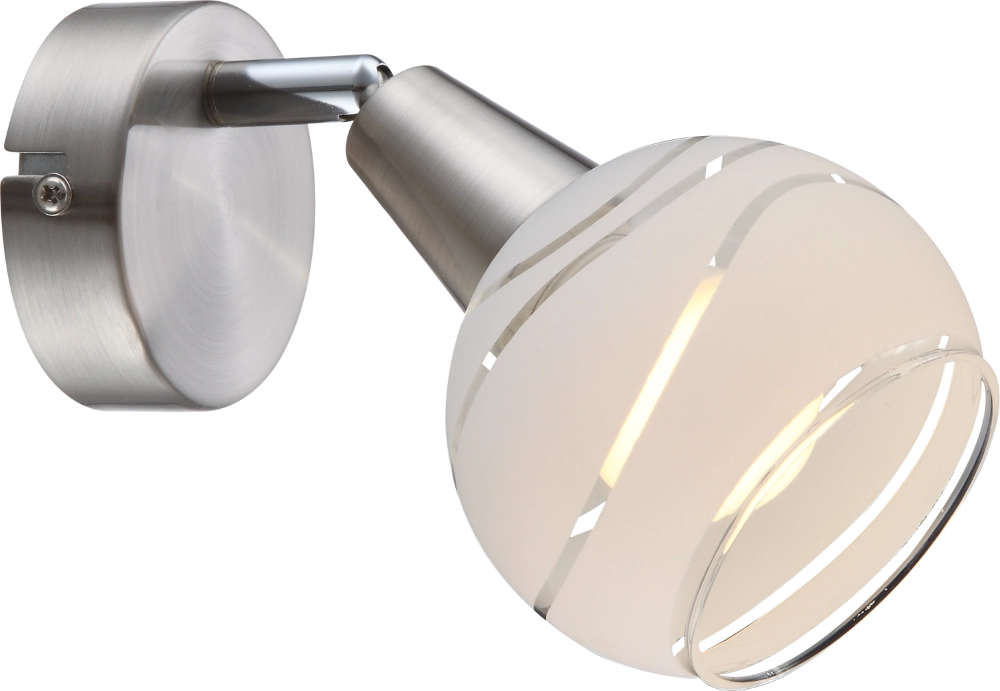Lampe murale Elliott nickel