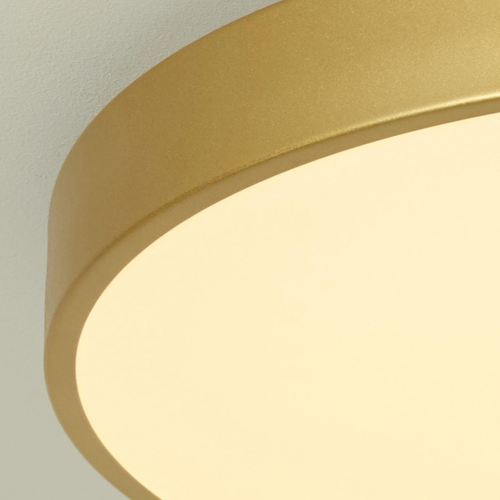 Éclairage de plafond Grace Ø 50cm d’or Lyora 5053423315904