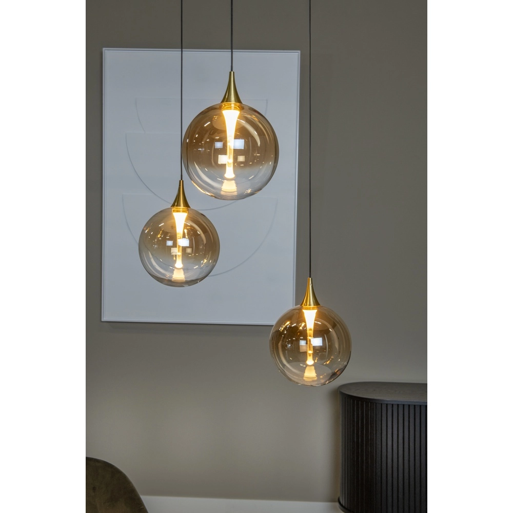 Suspension LED de conception Gisela Fanade - 3x Ø 16cm Premium by Lucide 5411212134790
