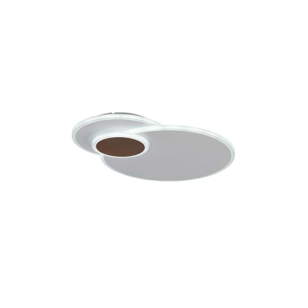 Lampe de plafond ronde Serea Blanc Trio 4017807703801