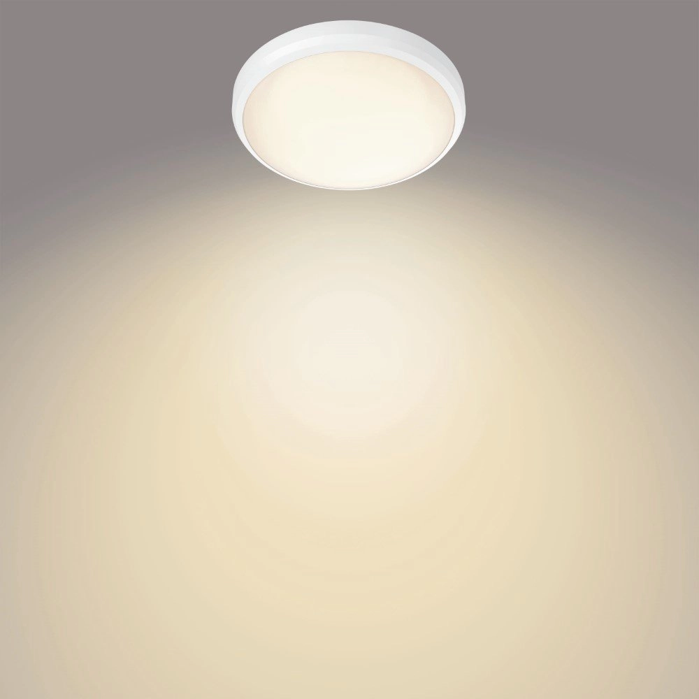 Plafonnier blanc Doris Ø 22,5 cm Philips 8718699758783