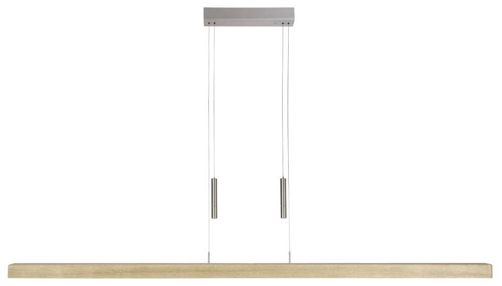Lampe suspendue Leonora 160 cm - chêne nature Lampe suspendue Leonora 160 cm - chêne nature