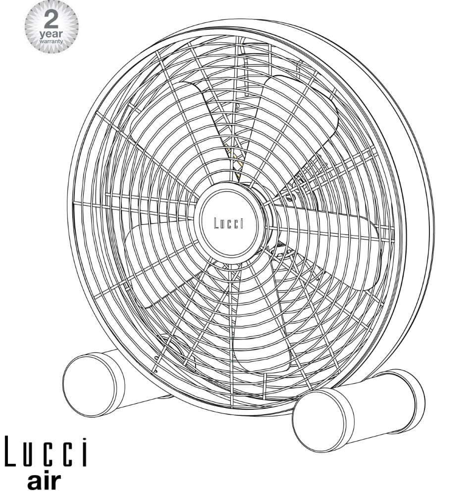 Ventilateur de sol Breeze Floor Fan Ø 46cm - Noir Beacon 9333509138136