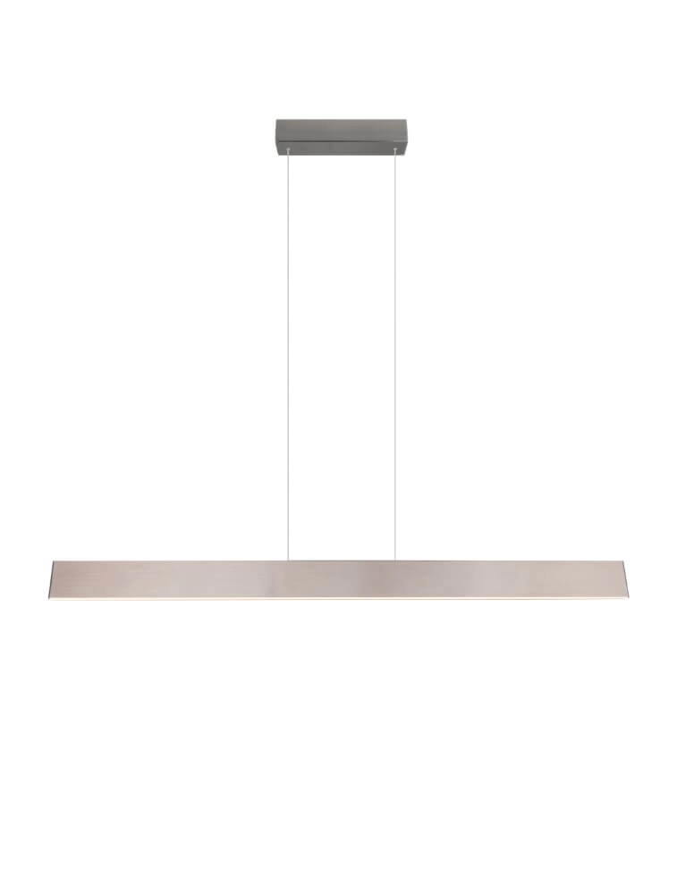 Lampe suspendue de bureau LED Galway 150cm - Acier inoxydable Trio 4017807616675