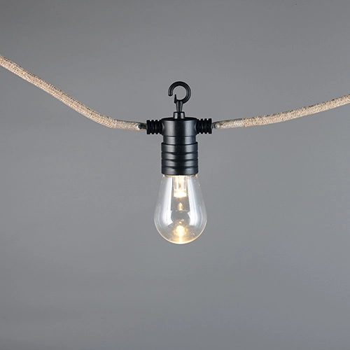 Lampes à guirlande Ember Corde marron Trio 4017807687767