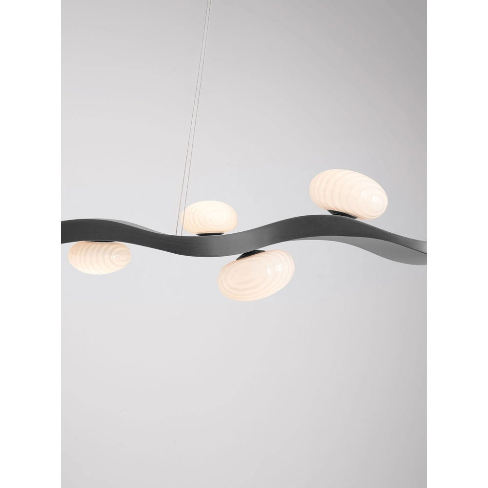 Lampe pendante noire Severo Conception Lyora 5212063500372