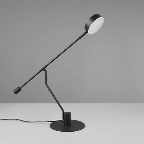 Lampe de bureau LED Manduro noir Trio 4017807615999