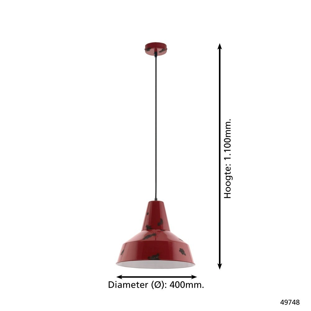 Lampe à suspension Somerton 40cm Eglo 9002759497484