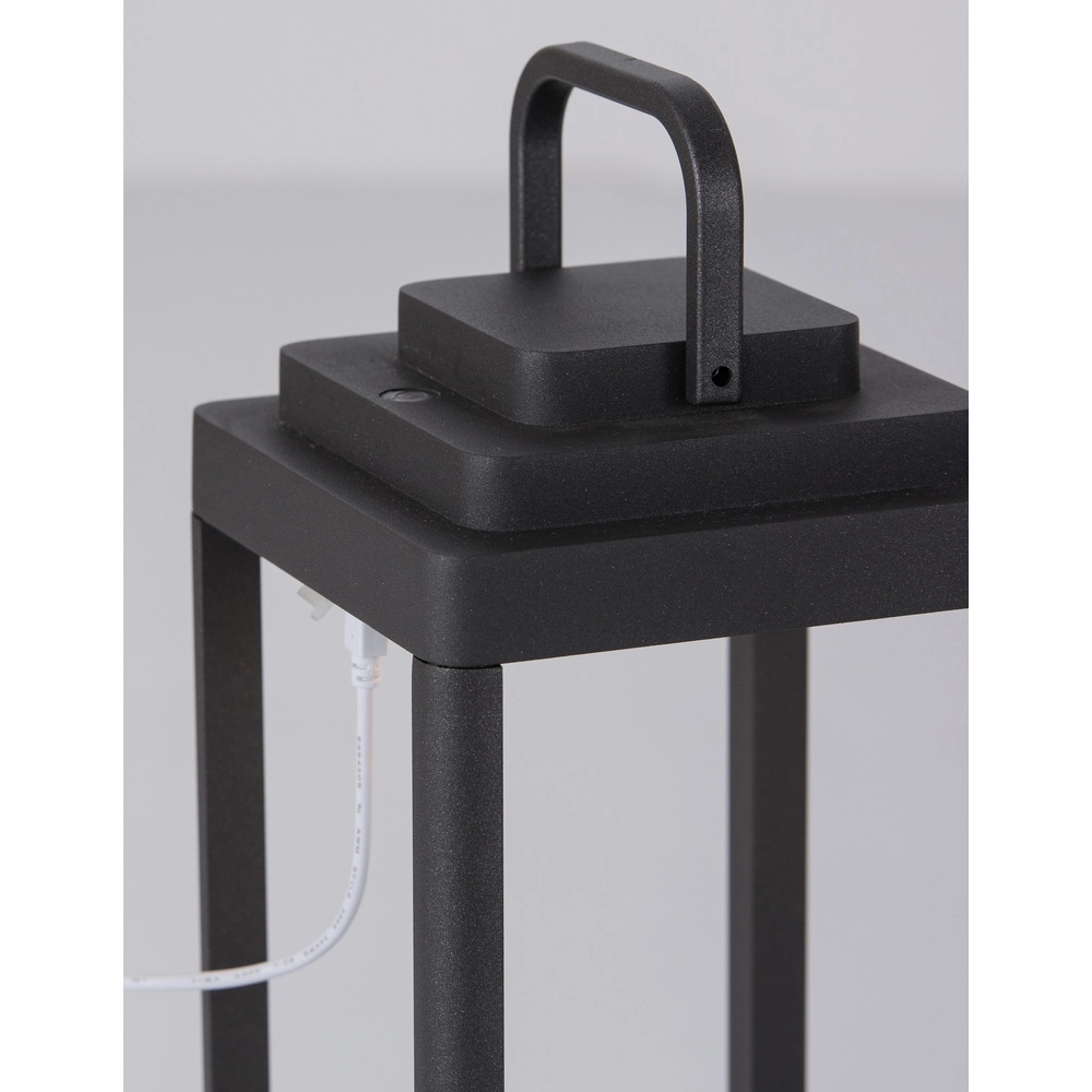 Lampe de table élégante Figi anthracite 35cm Lyora 5212017428677