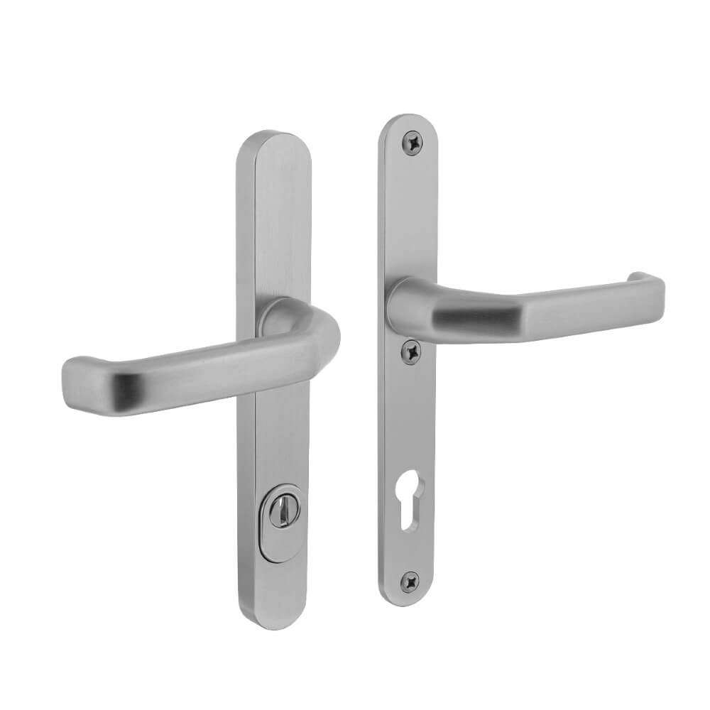 Quincaillerie de porte dérobée Aurano PC étroit de 92 mm de protection contre la traction en aluminium Quincaillerie de porte dérobée Aurano PC étroit de 92 mm de protection contre la traction en aluminium