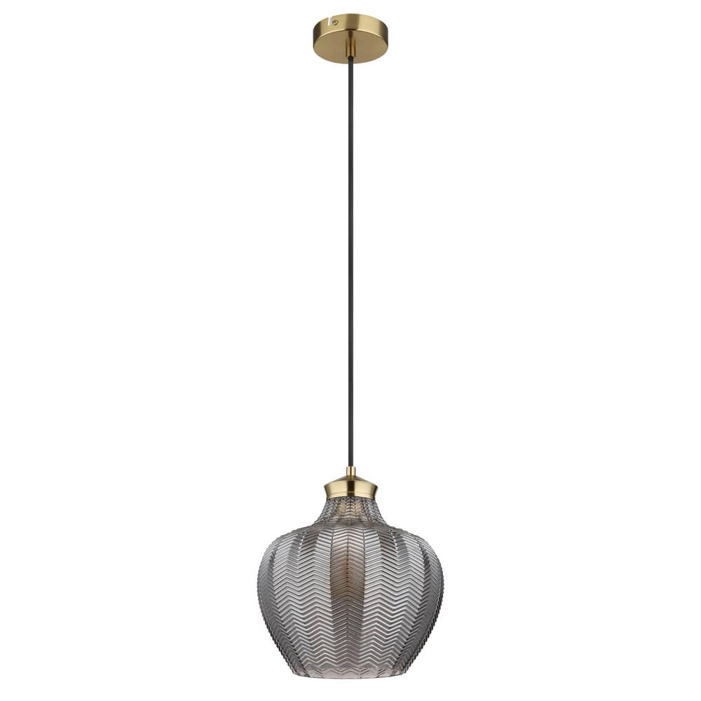 Suspension Jessica avec verre coloré Ø 26cm Globo 9007371481118