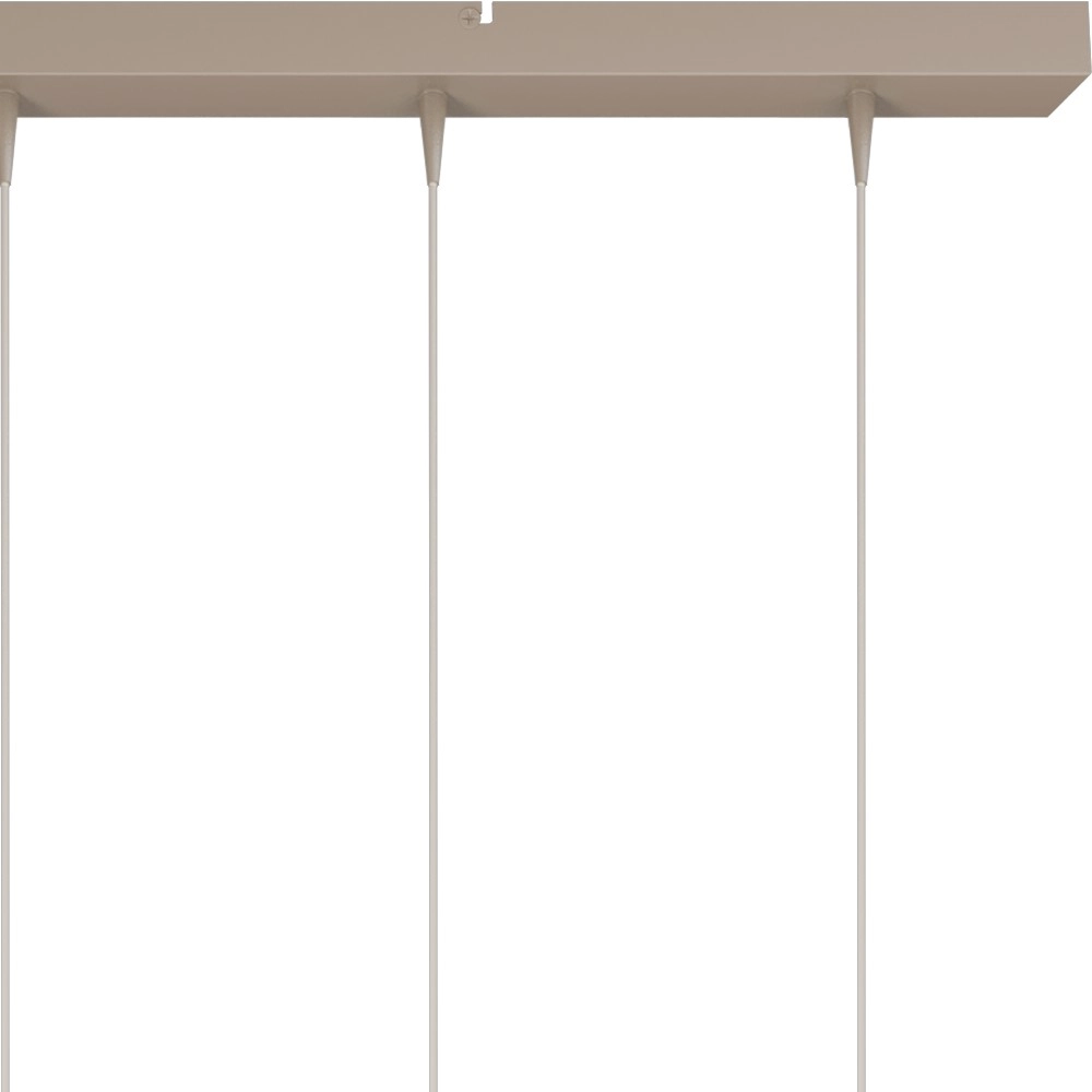 Lampe suspendue à 5 lumières Talana terra beige Ø 6cm DTW Masterlight 8718121399034