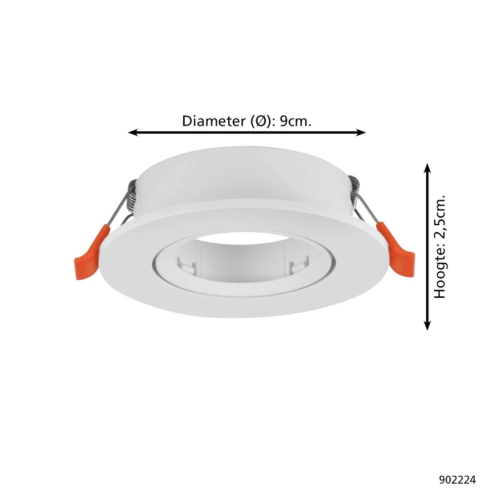 Spot encastré Barranco blanc Ø 9cm Eglo 9008606359066