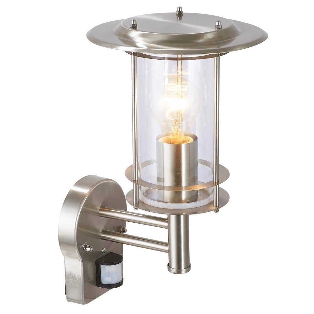 Lampe d'extérieur en acier inoxydable avec capteur York