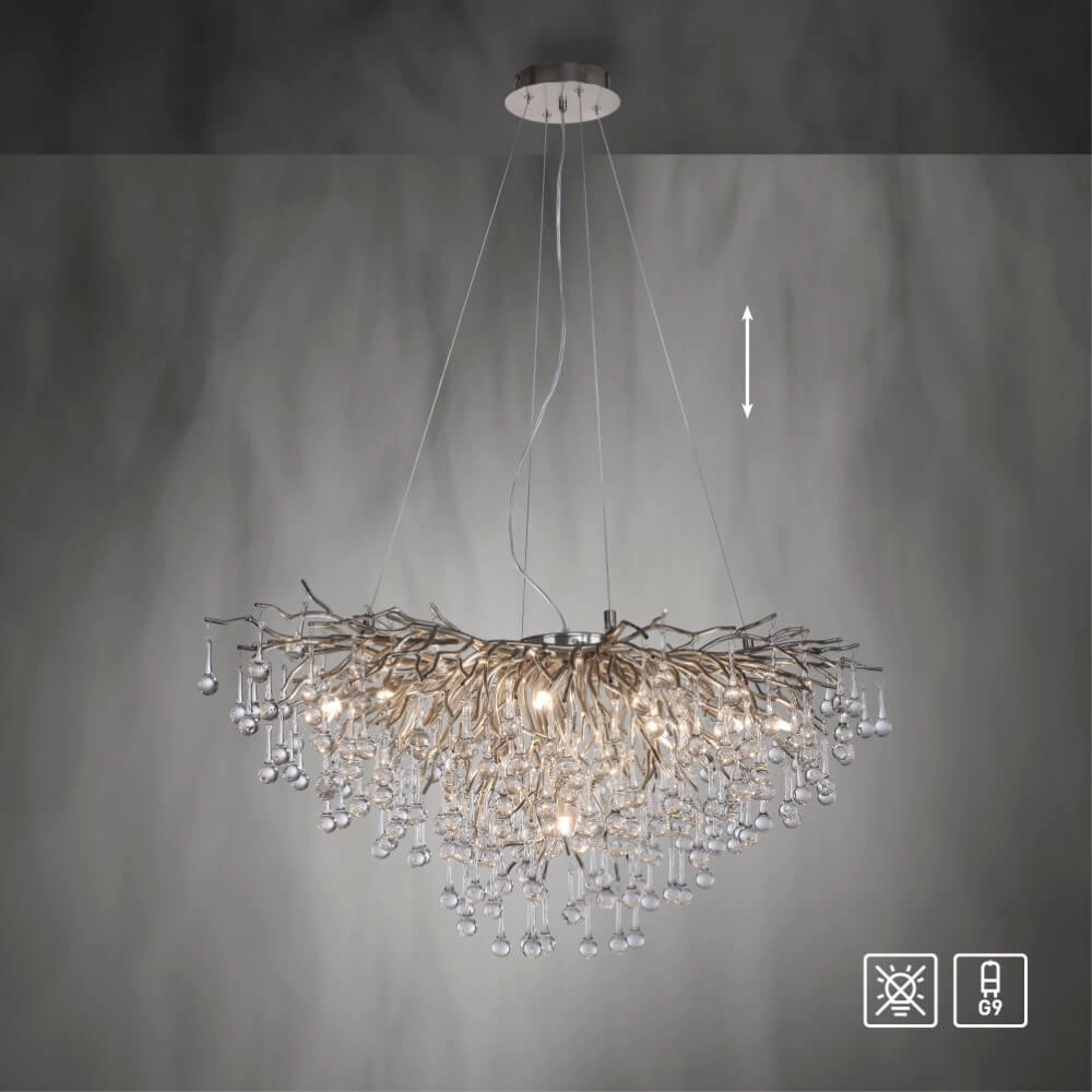 Lustre unique Icicle métal Paul Neuhaus 4012248352137