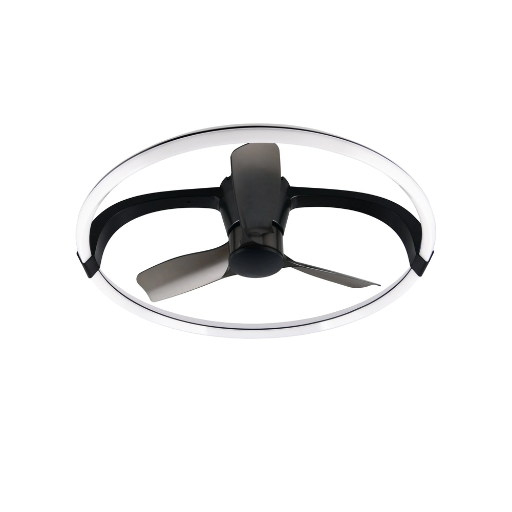 Ventilateur de maison intelligente Stockholm noir Ø 73,5 Tuya Trio 4017807693133