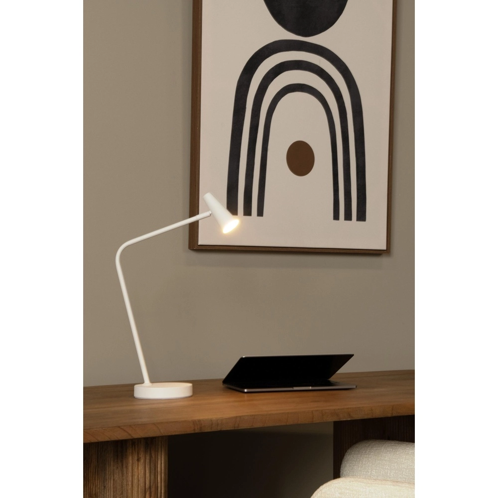Lampe de table rechargeable Stirling Blanc Lucide 5411212361257