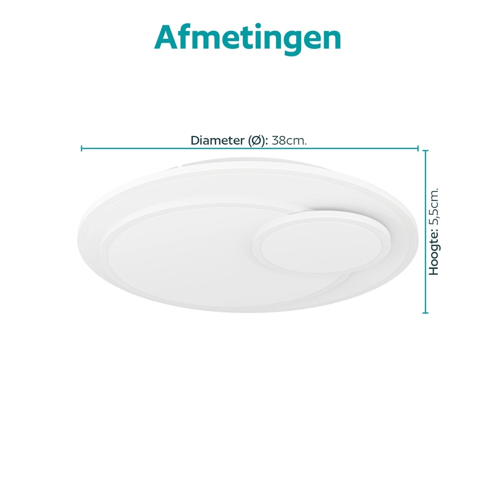 Conception de plafonds Scagno Ø 38cm Eglo 9008606391967