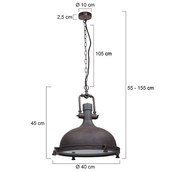 Lampe à suspension Alta 40 Rural Steinhauer 8712746101621