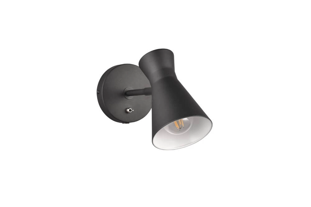Lampe de chevet Enzo noir Trio 4017807591132