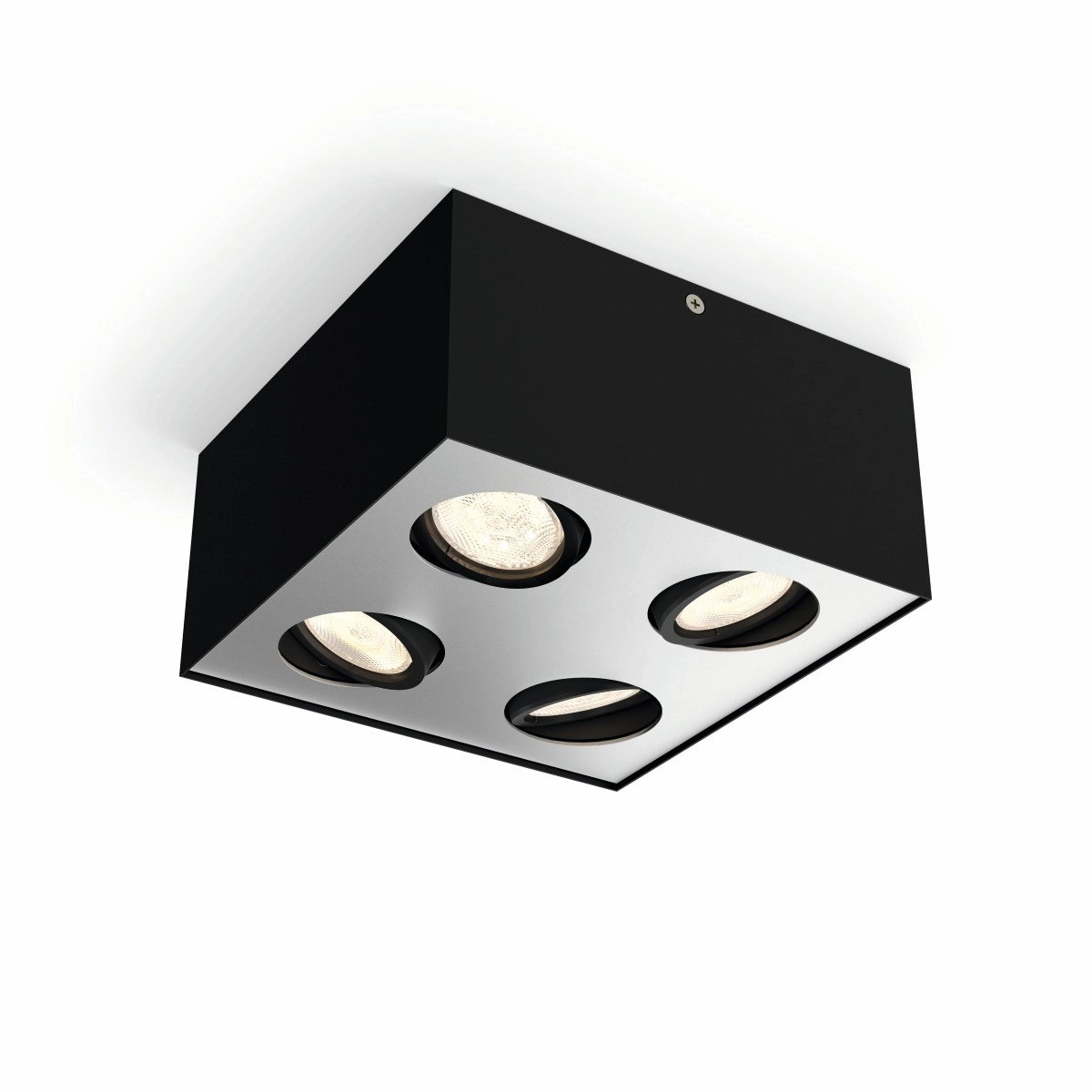 spot Box 4 lumières noir Philips 8718696164556