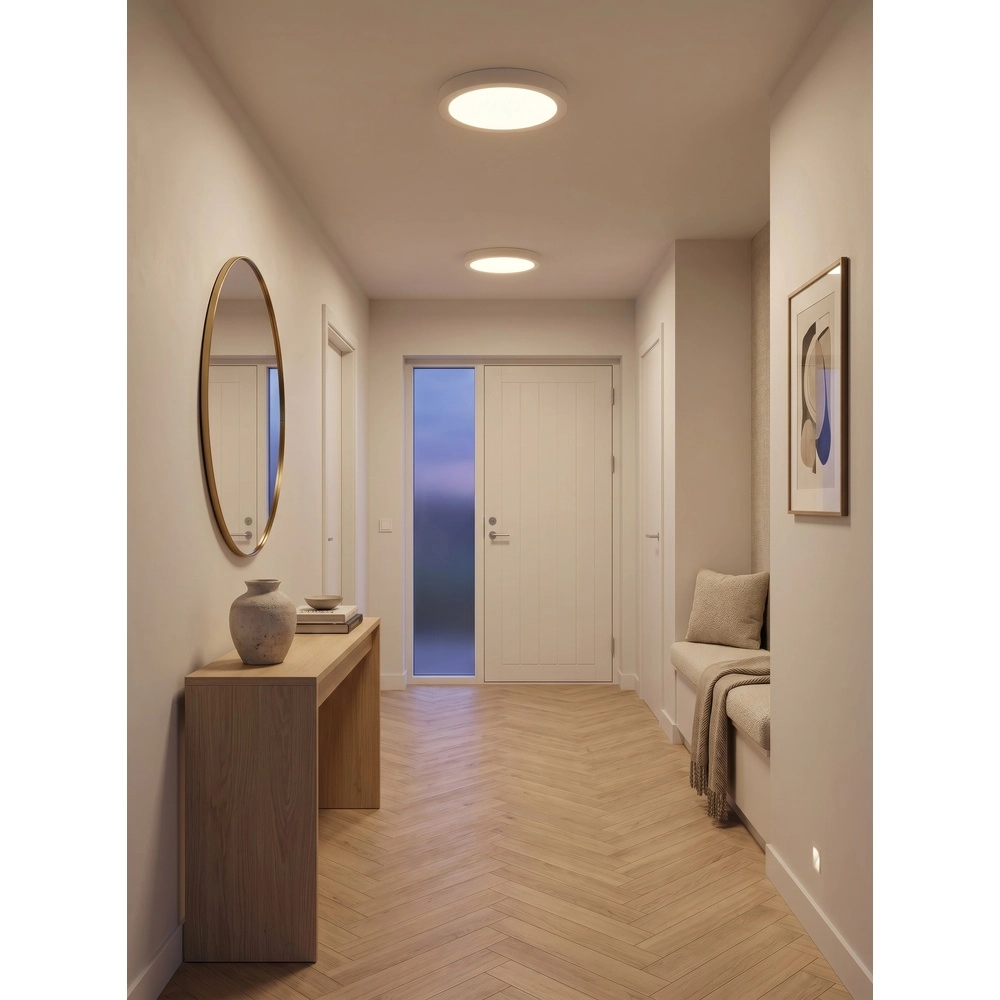 Lampe de plafond Laru Ø 28,9 cm blanc Trio 4017807711530