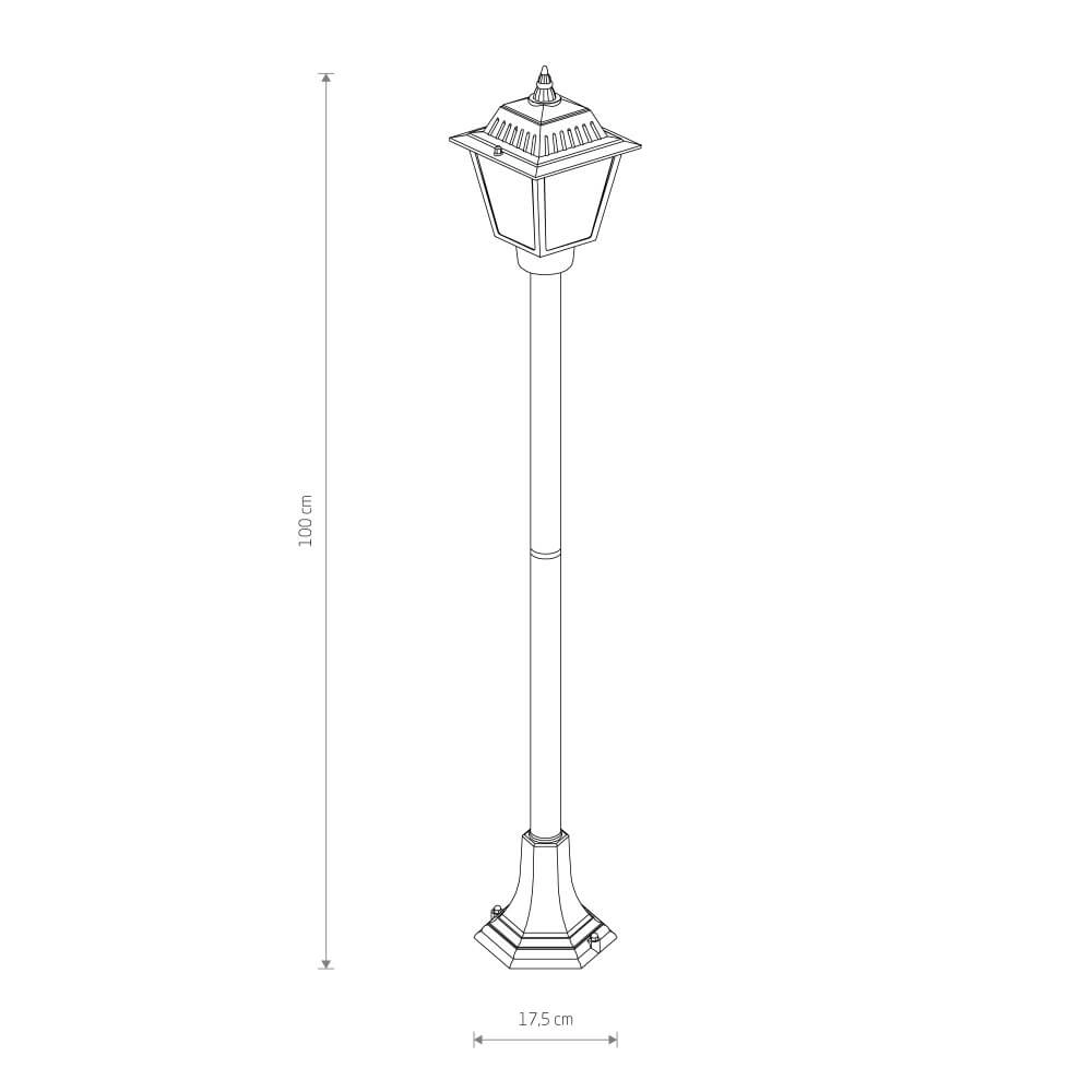 Lampe de jardin sur pied Ana 1 m Lyora 5903139105019