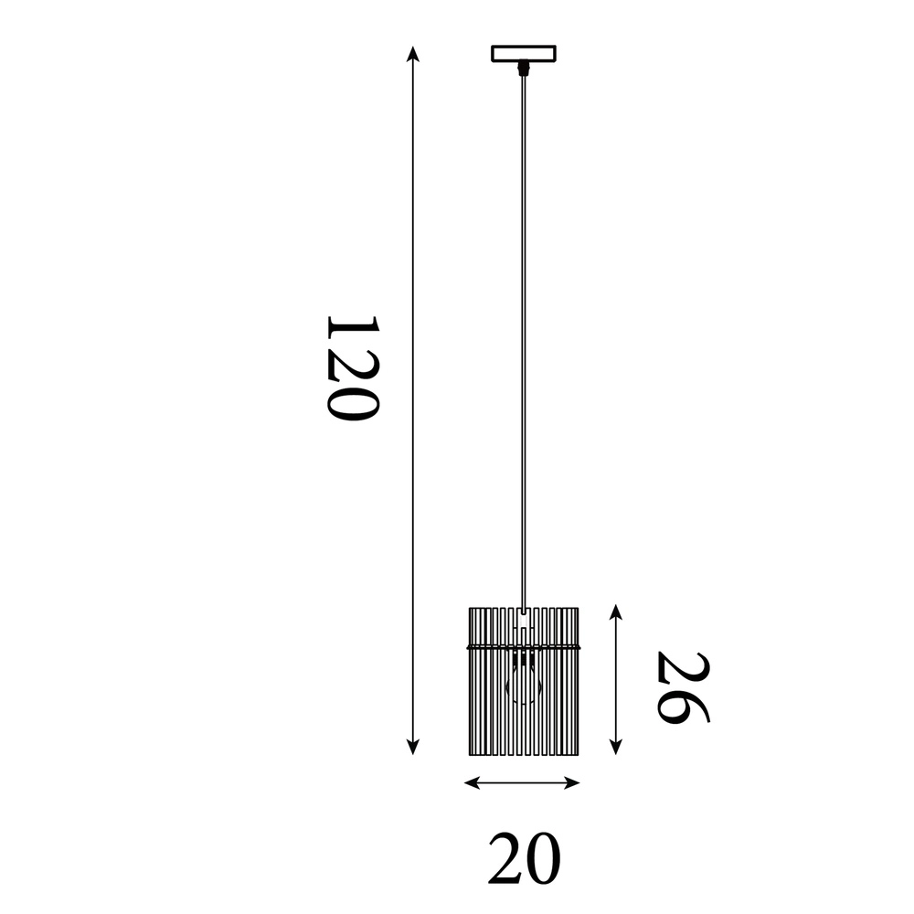 Lampe suspendue Swizzle 1-brun sable clair Ø 20cm Searchlight 5,05342E+12