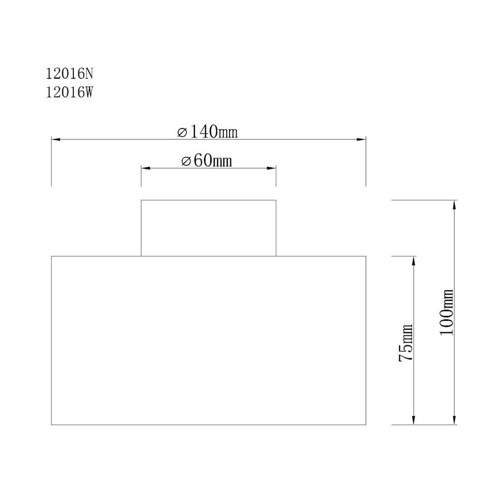 Plafonnier Jenny blanc Ø 14cm Globo 9007371391684