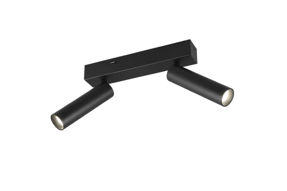 Spot de plafond fin Ambala 2x LED - noir Trio 4017807612639