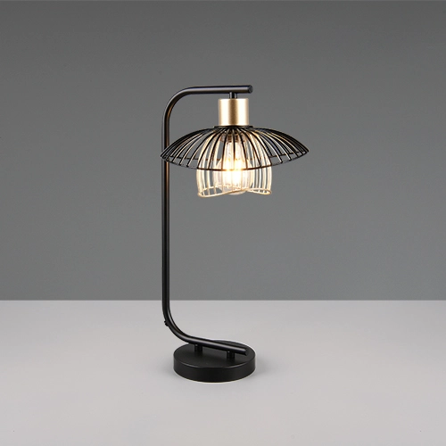 Lampe de table Lauris Noir Trio 4017807678123