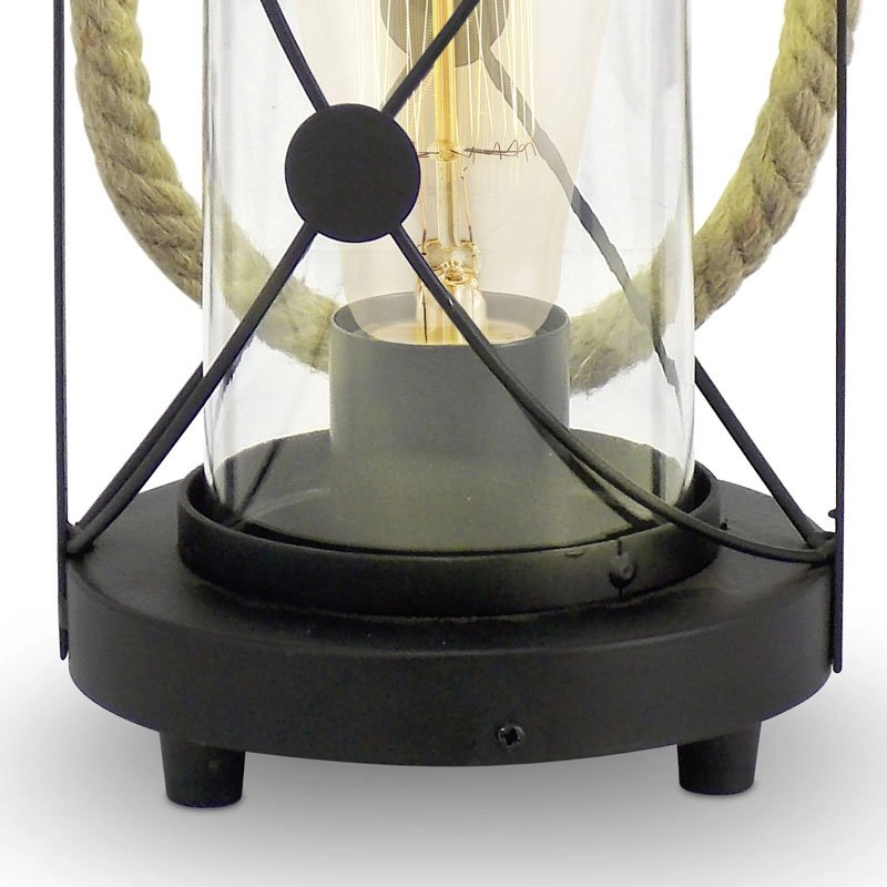 Lampe de table Bradford noir antique Eglo 9002759492830