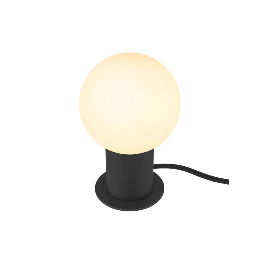 Lampe de table sphère Varyt noir - Ø 12cm
