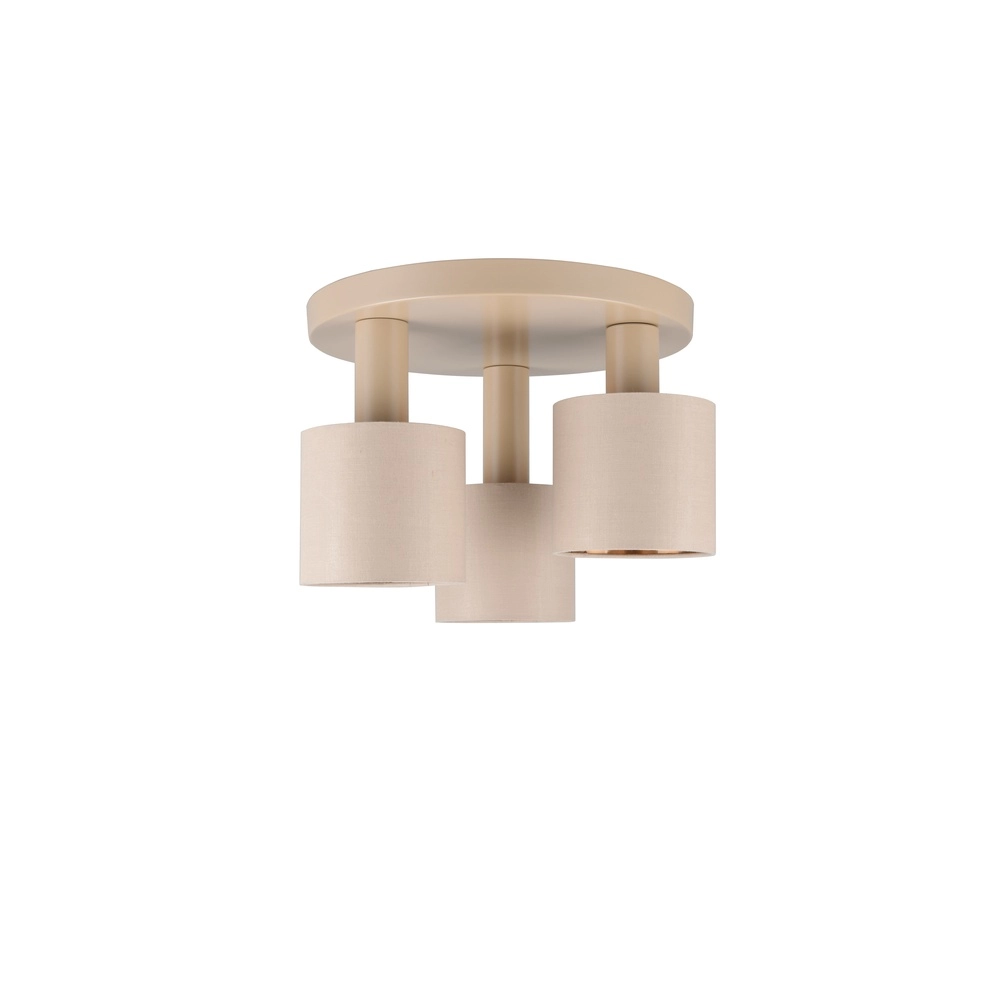 Lampe de plafond à 3 lumières Tommy brun sable Trio 4017807724189