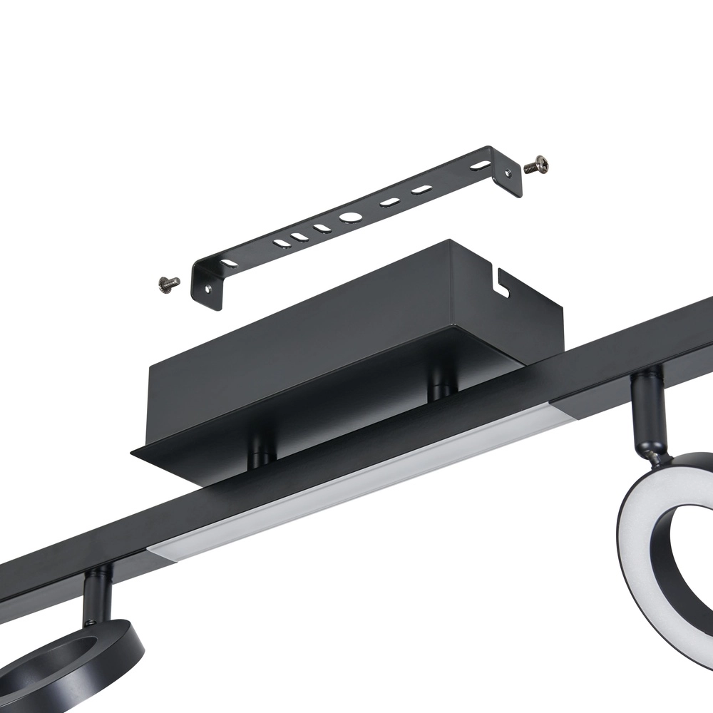 Lumière LED noire de plafond Cardillio 1 160 cm Eglo 9008606255986