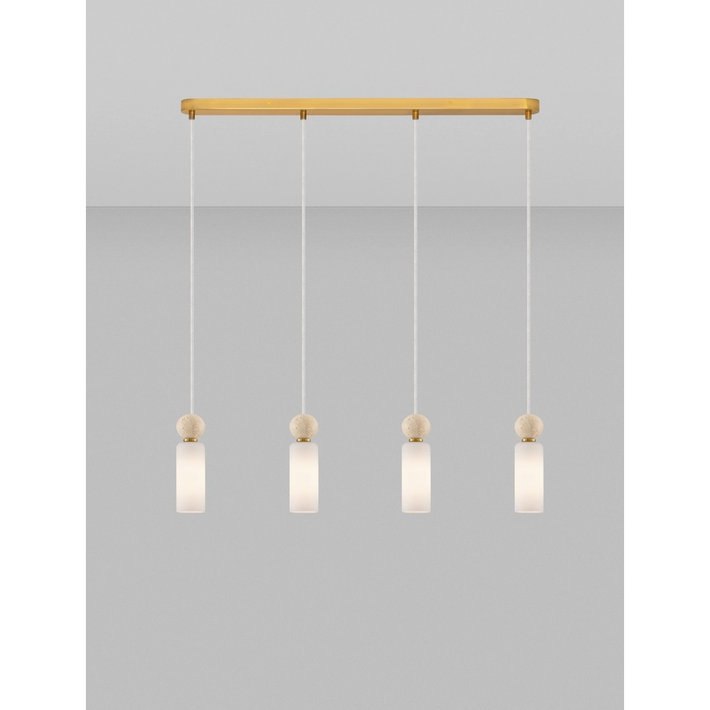 Suspension Filomena Or 4 lumières Lyora 5212017483508