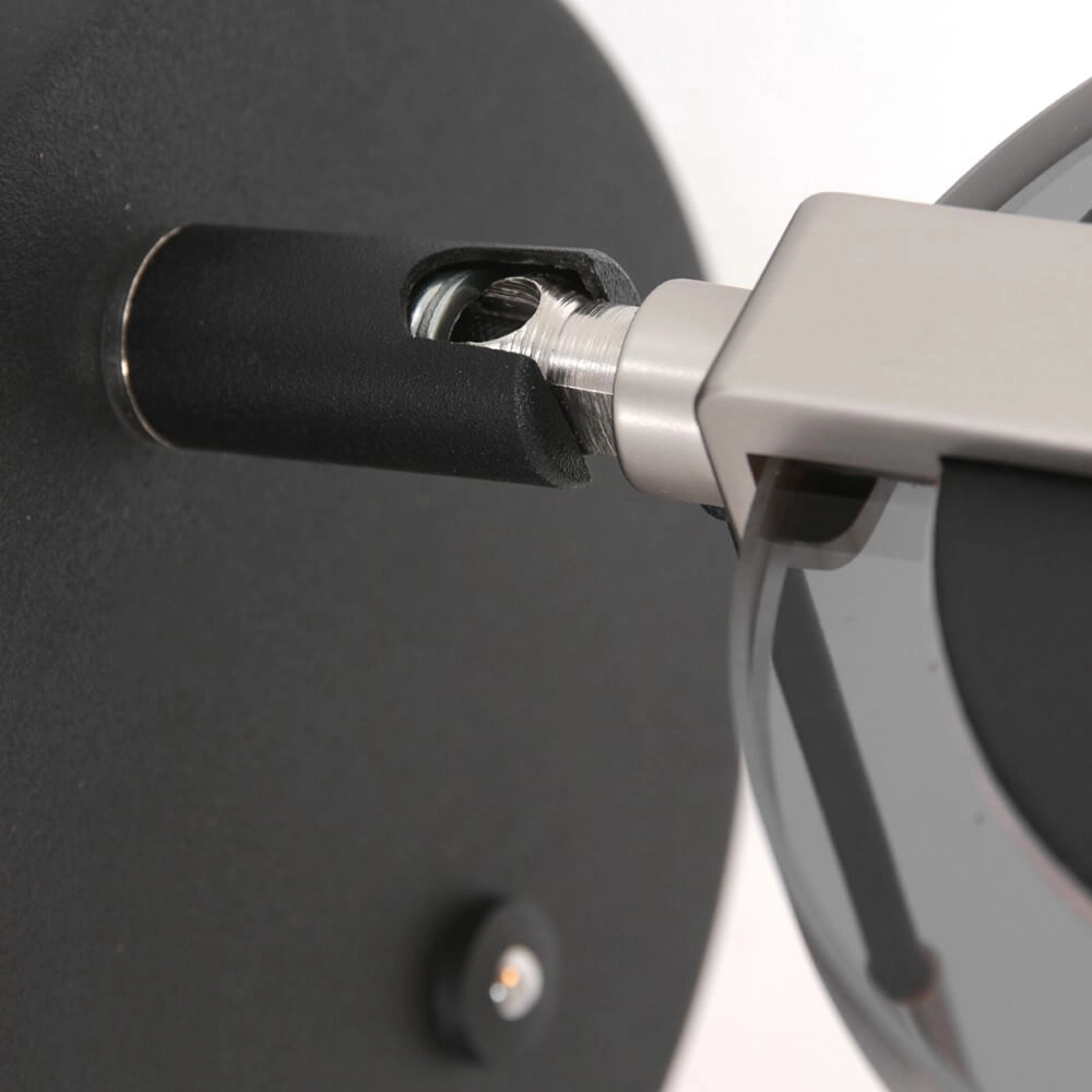 Lampe de lecture murale Turound noir Steinhauer 8712746145458