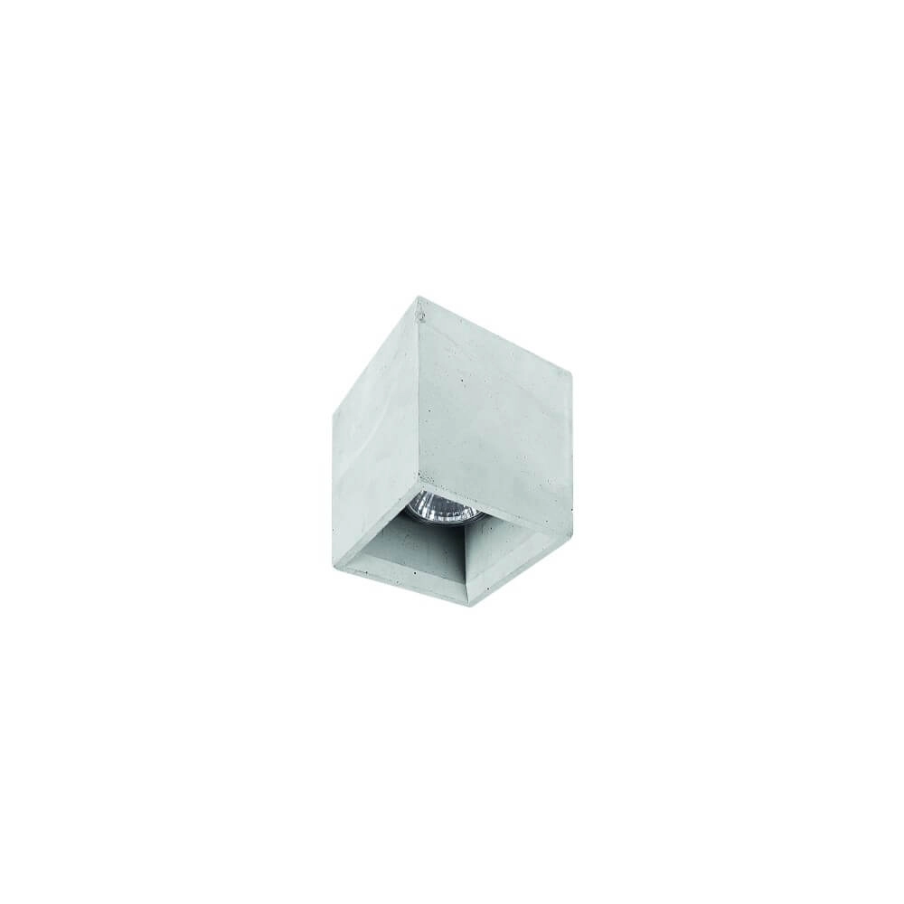 Spot de plafond carré Bold de béton Spot de plafond carré Bold de béton