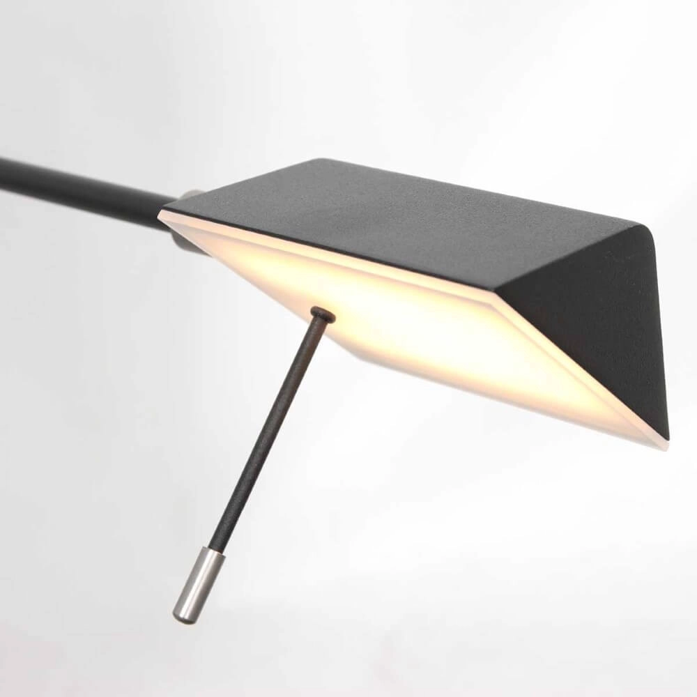 Lampe de lecture murale noire Retina Steinhauer 8712746166040