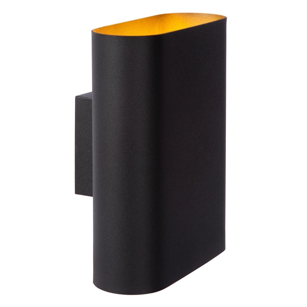 Emplacement mural de conception Ovalis Noir Lucide 5411212126894