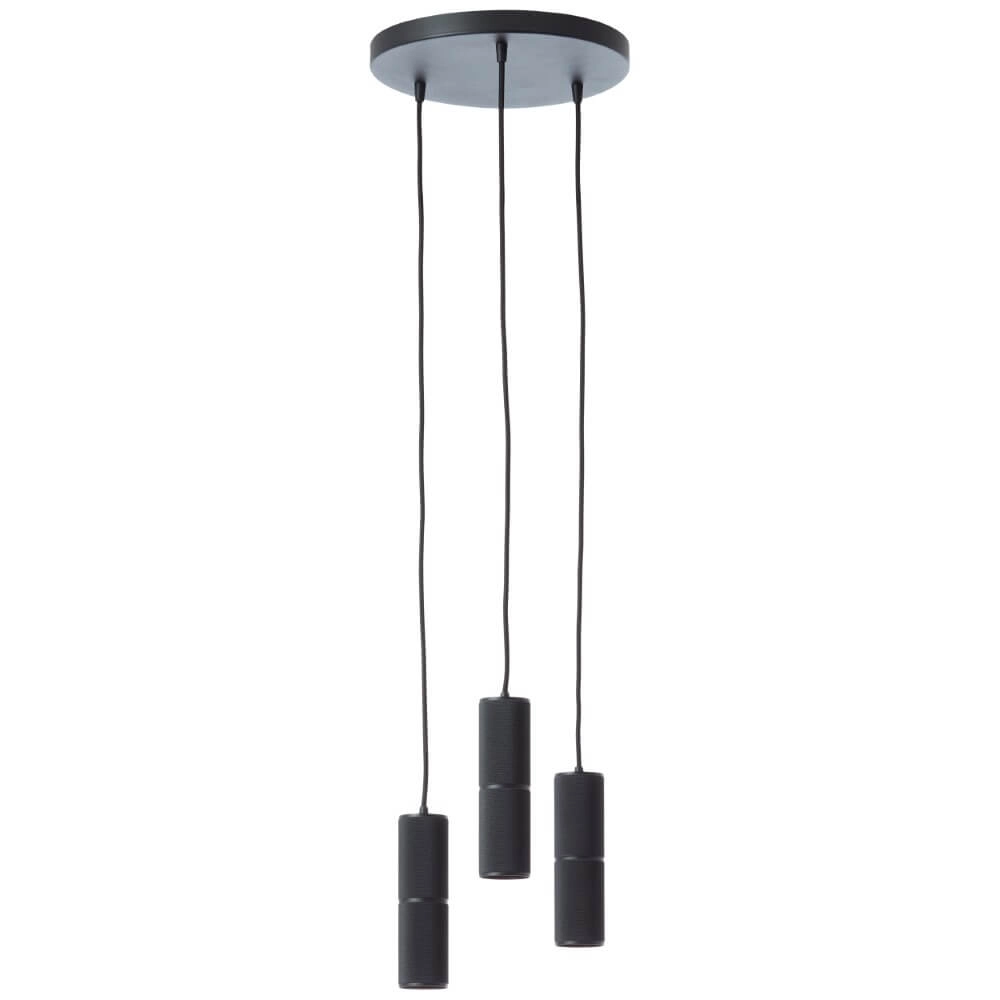 Lampe suspendue 3 lumières Marty Ø 30cm noir Lampe suspendue 3 lumières Marty Ø 30cm noir