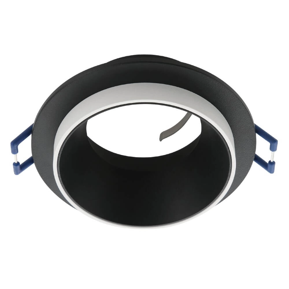 Spot encastrable rond Carosso avec anneau blanc