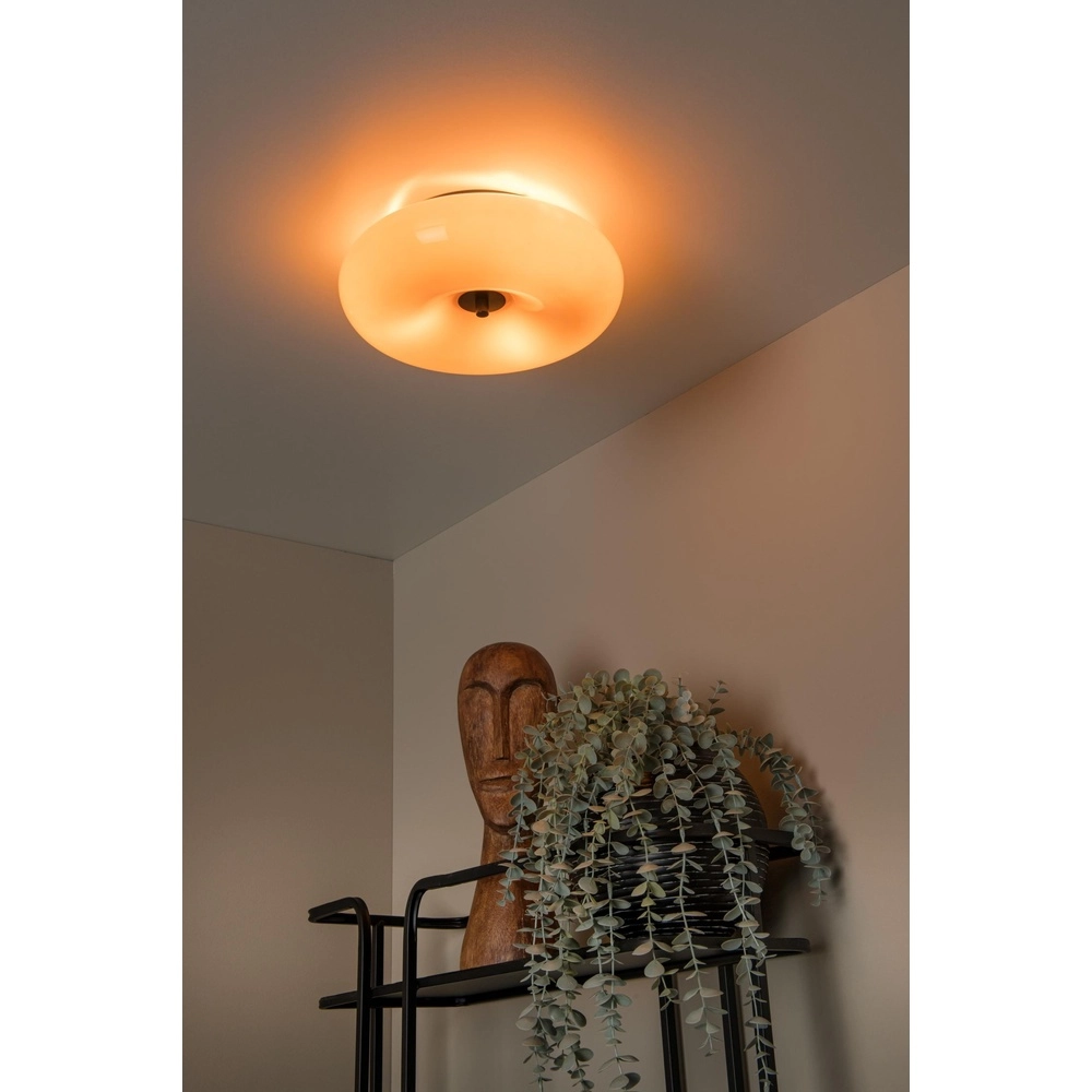 Lampe de plafond Sentino Ø 30cm orange Lucide 5411212106346