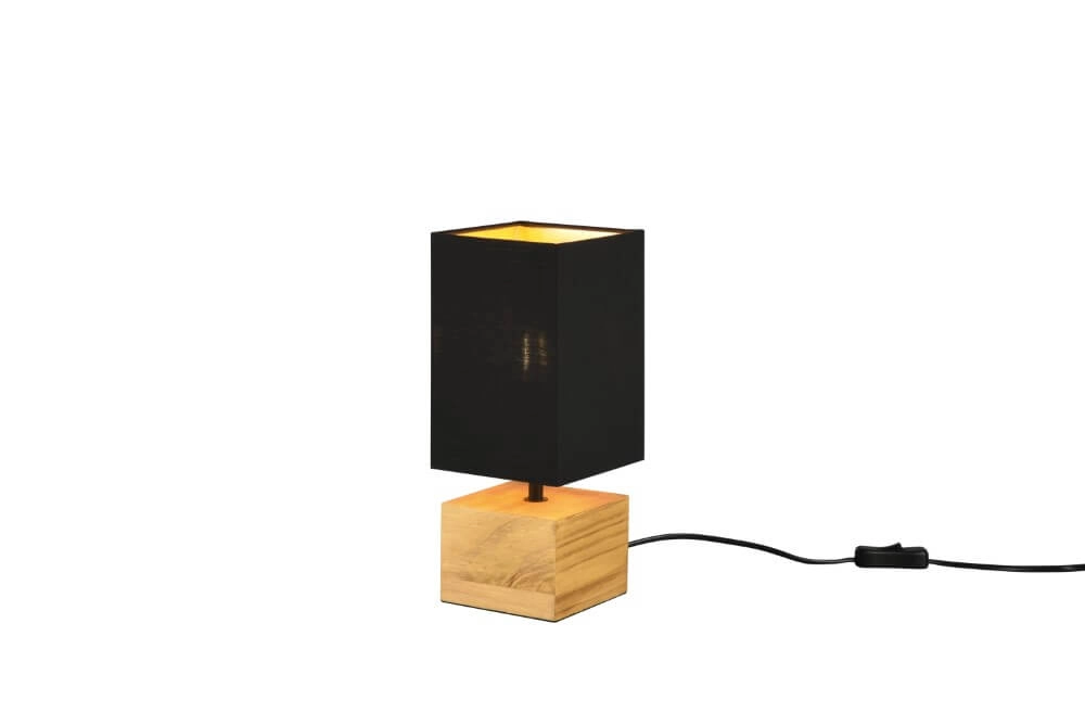 Lampe de table noire Woody